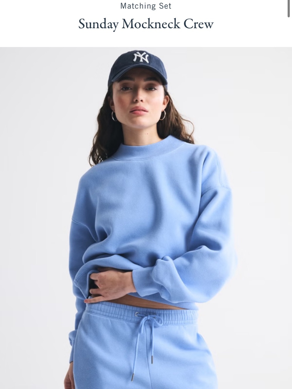 Sunday Mockneck Crew Sweatshirt